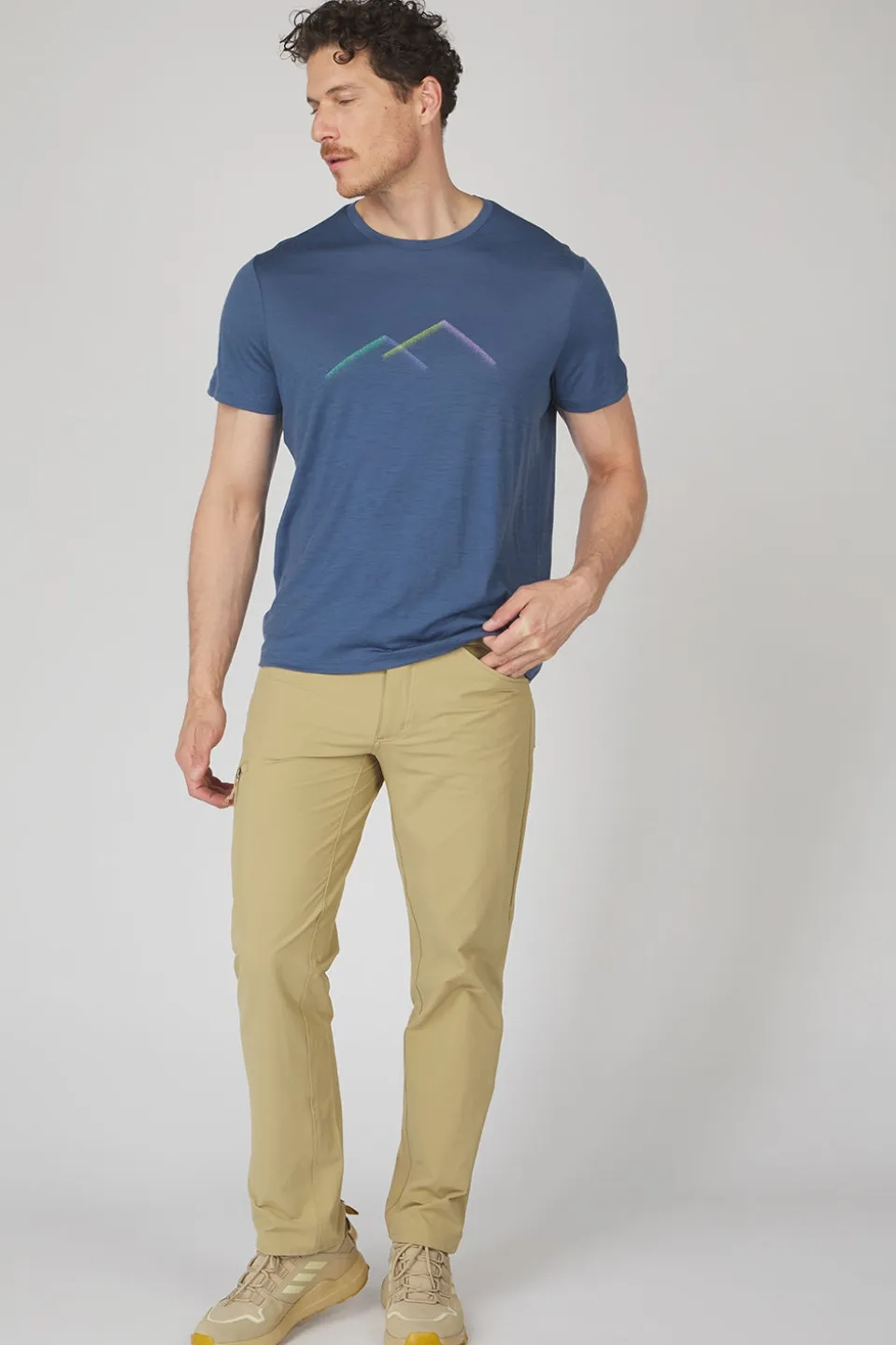 icebreaker T-shirt Men's Merino 150 Tech Lite III Ss Tee Peak Glow