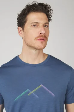icebreaker T-shirt Men's Merino 150 Tech Lite III Ss Tee Peak Glow
