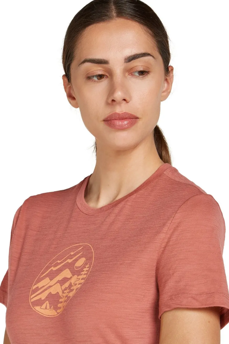 icebreaker T-Shirt Tech Lite III Ss Camping Circle
