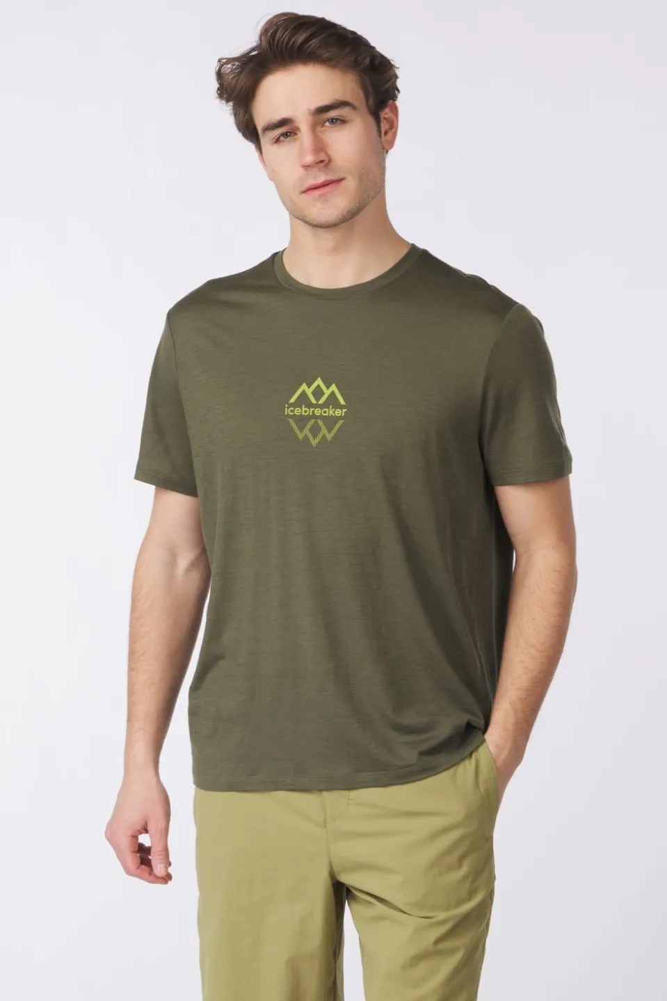 icebreaker T-Shirt Tech Lite III Ss Icebreaker Logo Reflections