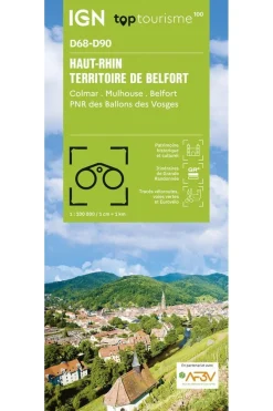 IGN Boek Haut-Rhin / Territoire De Belfort - Colmar Mulhouse Belfort