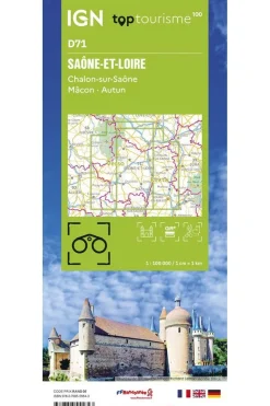 IGN Boek Saône-Et-Loire - Chalon-Sur-Saône Mâcon Autun