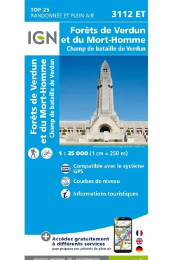 IGN Forêts de Verdun et du Mort-Homme gps