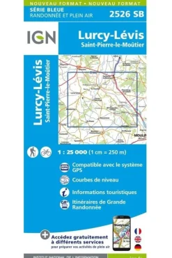 IGN Lurcy-Lévis / St-Pierre-le-Moûtier gps