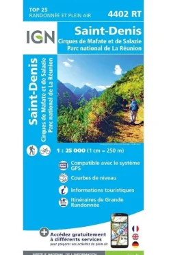 IGN St-Denis / Cirques de Mafate & Salazie (Ile Réunion) gps