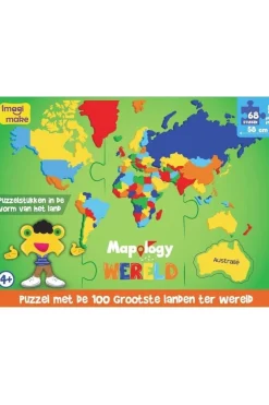 IMAGI MAKE Wereld's grootste landen (NL) foam puzzle