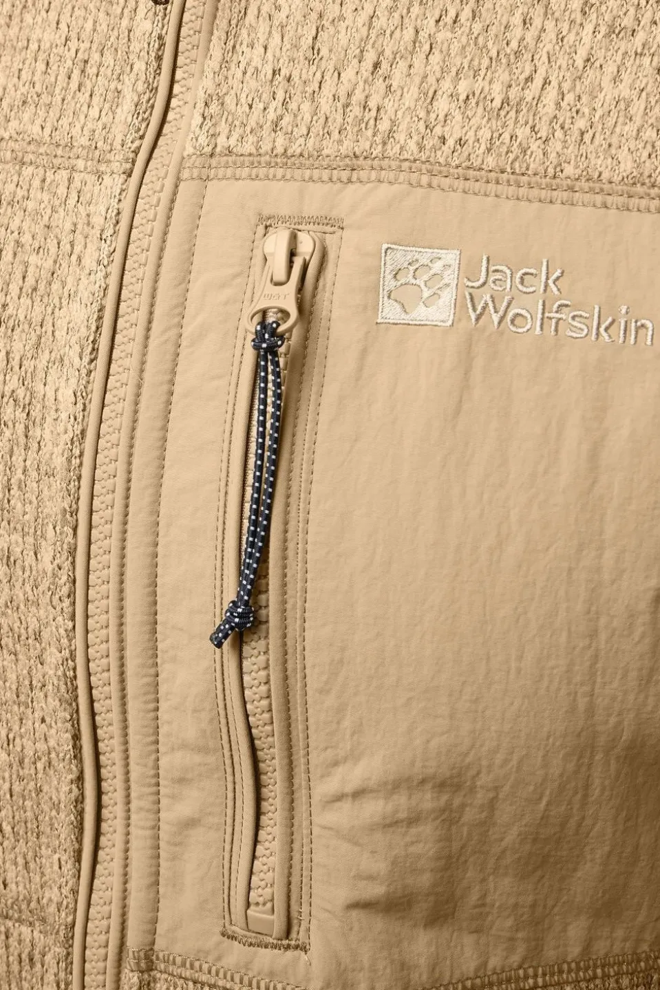 Jack Wolfskin Fleece Kaminfeuer Hooded Jkt M