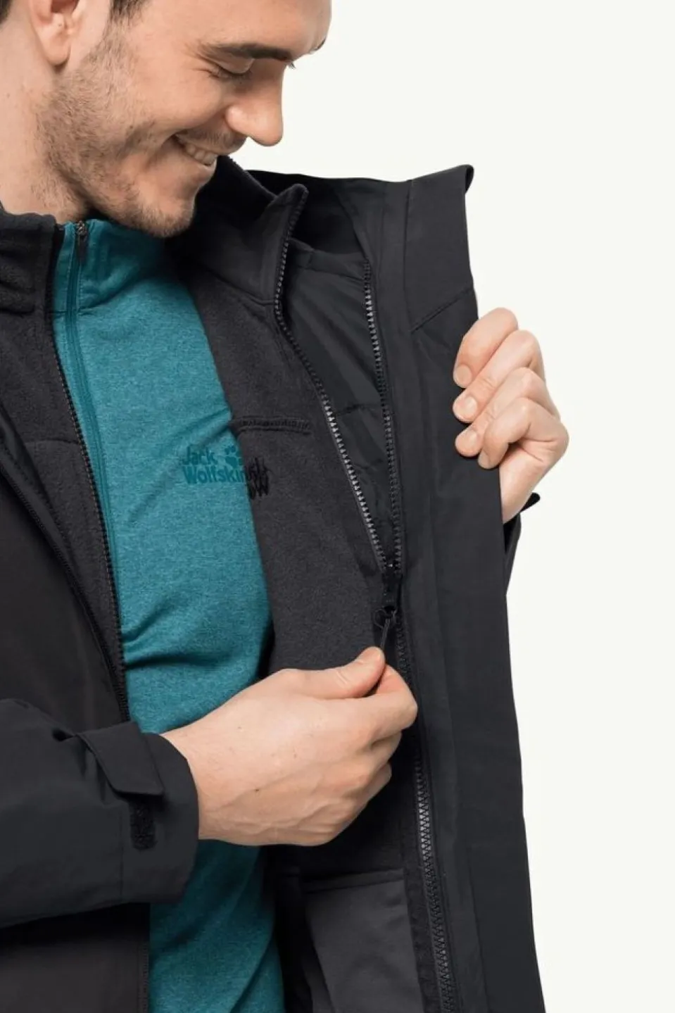 Jack Wolfskin 3-in-1 Jas Taubenberg