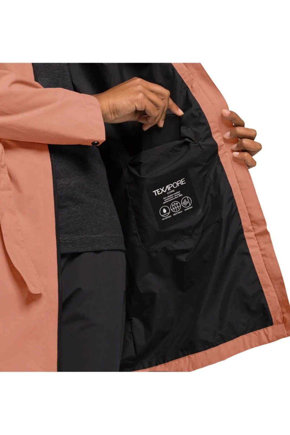 Jack Wolfskin Regenjas Norden Port Coat
