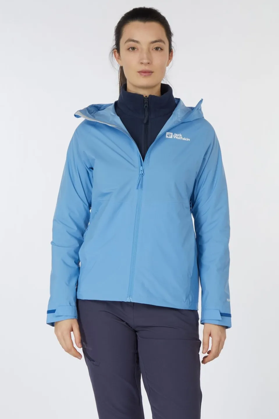 Jack Wolfskin Regenjas Prelight 2.5L Lt Jkt W