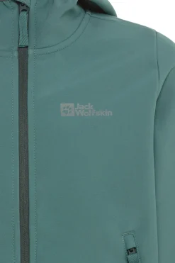 Jack Wolfskin Softshell Jas Fourwinds Jacket Kids