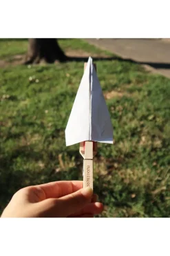 Kikkerland Speelgoed Huckleberry Paper Plane Launcher