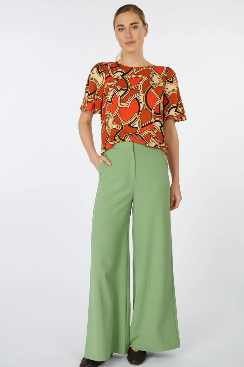 King Louie Blouse Lizzy Top Mellow Dobby
