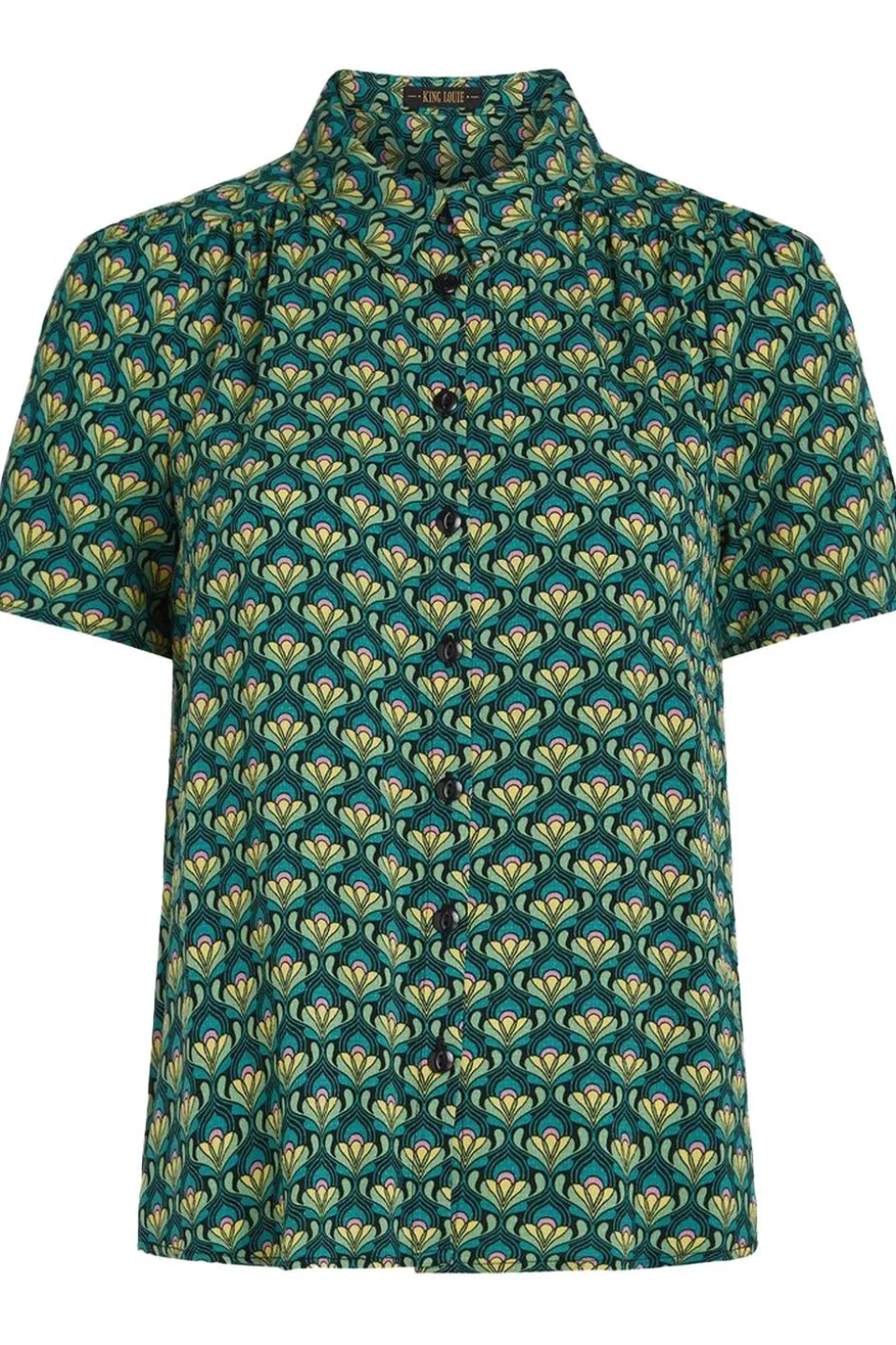 King Louie Hemd Maisie Blouse Toulouse Dobby