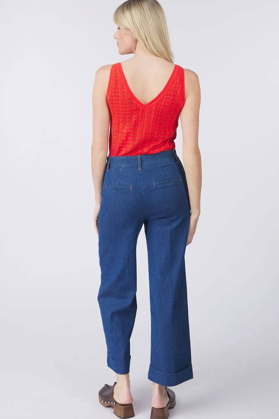 King Louie Jeans Lisa Culotte Chambray