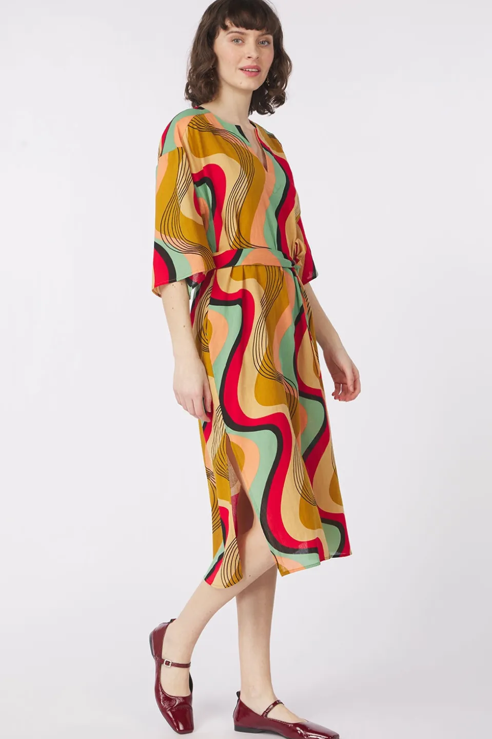 King Louie Jurk Kiki Kaftan Falaise