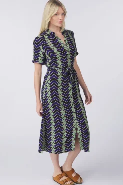 King Louie Jurk Olive Midi Dress Caen