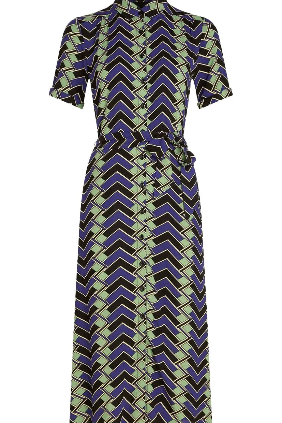 King Louie Jurk Olive Midi Dress Caen