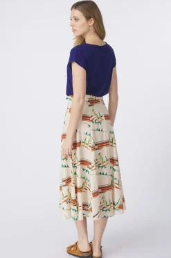 King Louie Rok Judy Midi Skirt Antibes