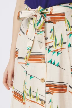 King Louie Rok Judy Midi Skirt Antibes