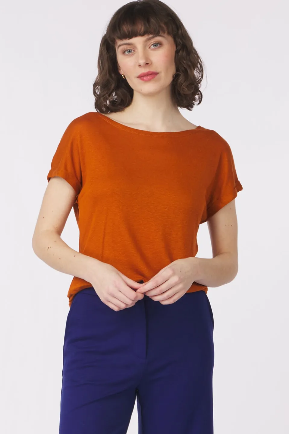 King Louie T-Shirt Aria Top Marsy Linen