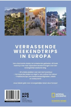 Kosmos Boek Weekend Escapes - 40 Unieke Stedentrips In Europa