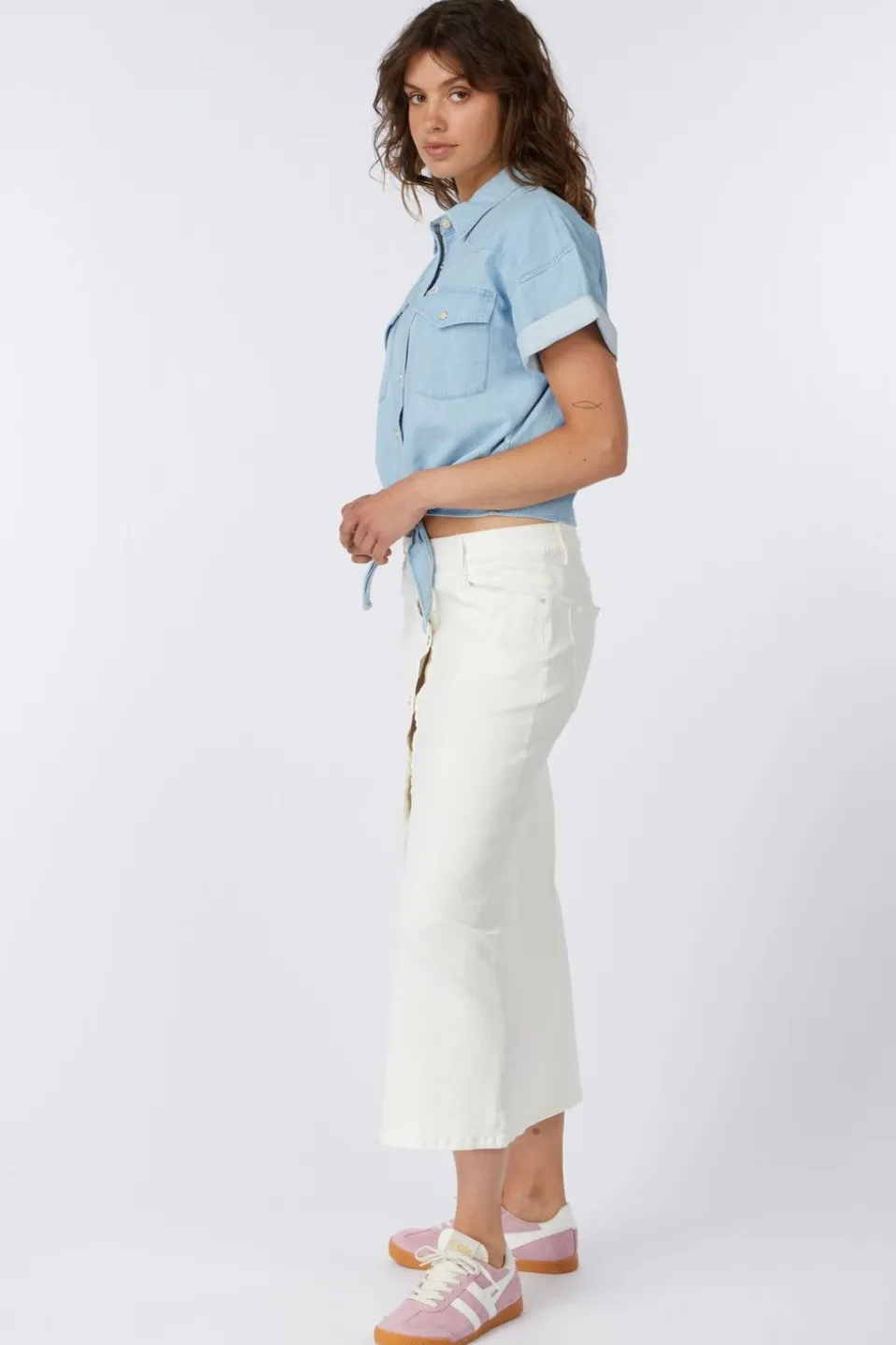 LEE Hemd Crop Tied Western
