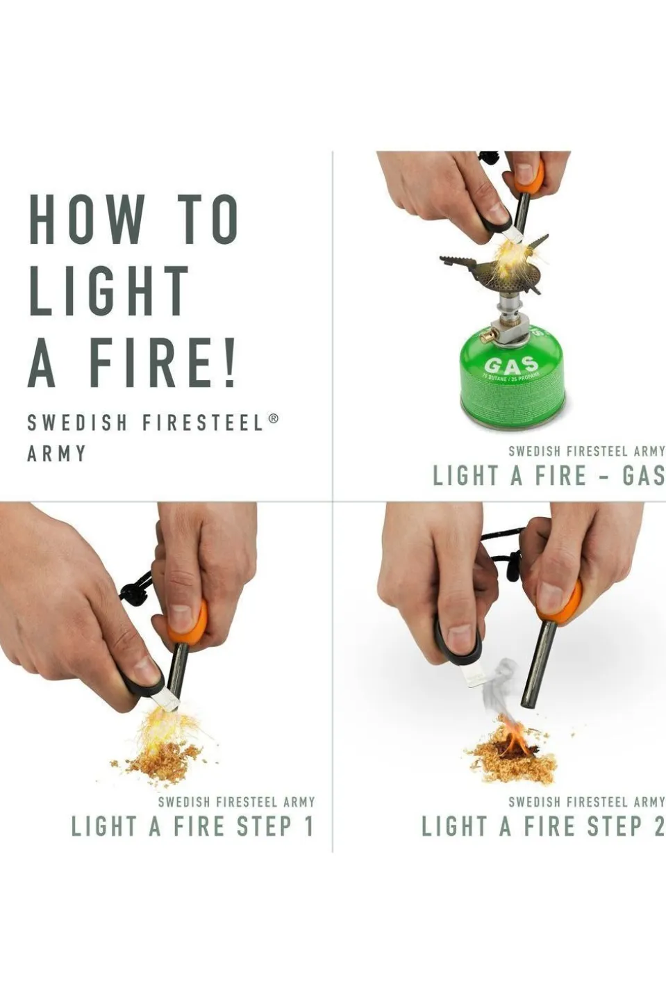 Light My Fire Vuur Firesteel Army