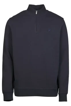 Lyle & Scott Trui Superfine Quarter Zip Tonal
