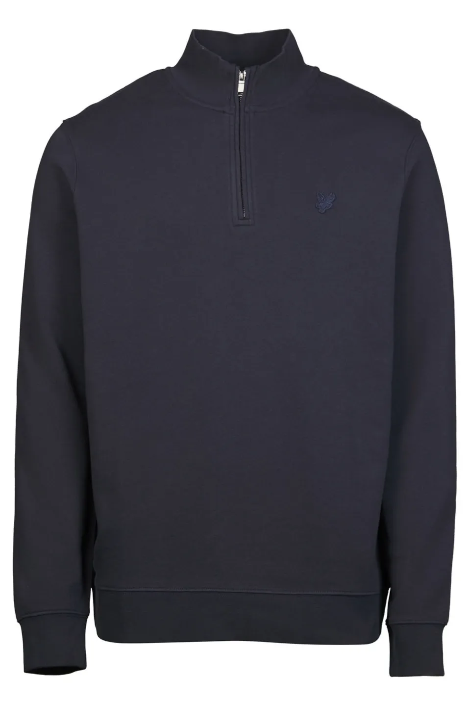 Lyle & Scott Trui Superfine Quarter Zip Tonal