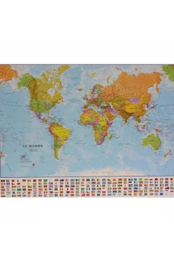 Maps International Monde pol. plano gepl. mi