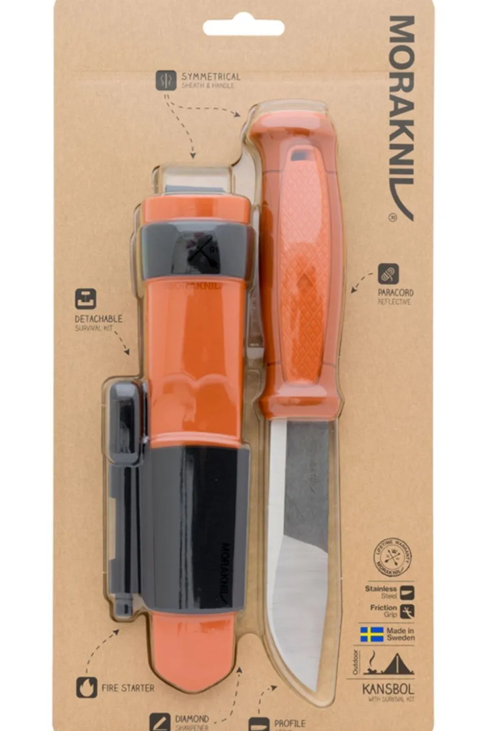 Morakniv Mes KansBol Survival Kit