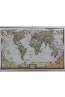 National Geographic World pol. gepl. met latjes antiek ng