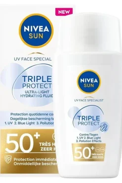 Nivea Zonnebescherming Spf 50 40Ml Face Uv Specialist Triple Protection