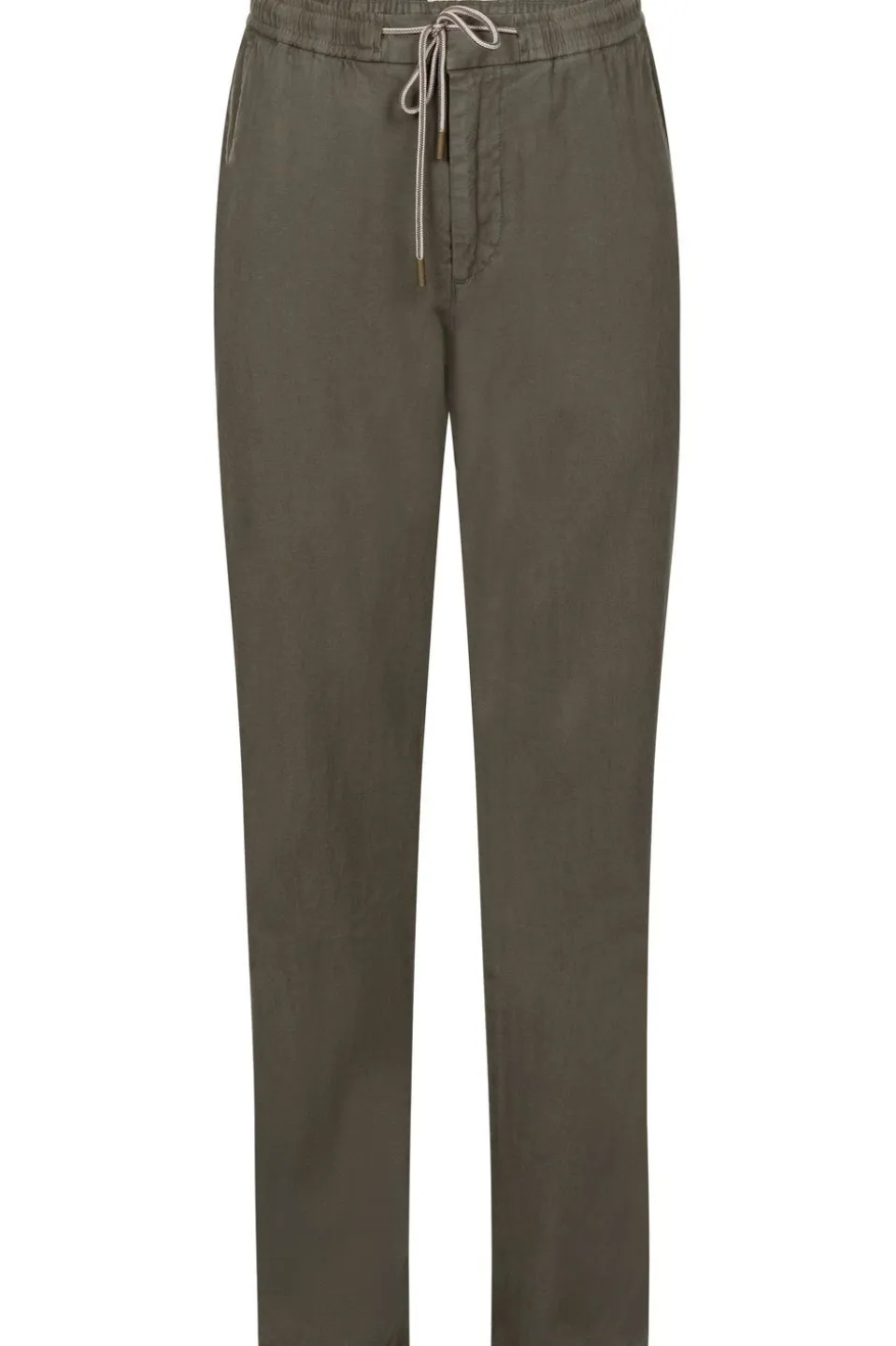 No Excess Broek Pants With Linen Garment Dyed