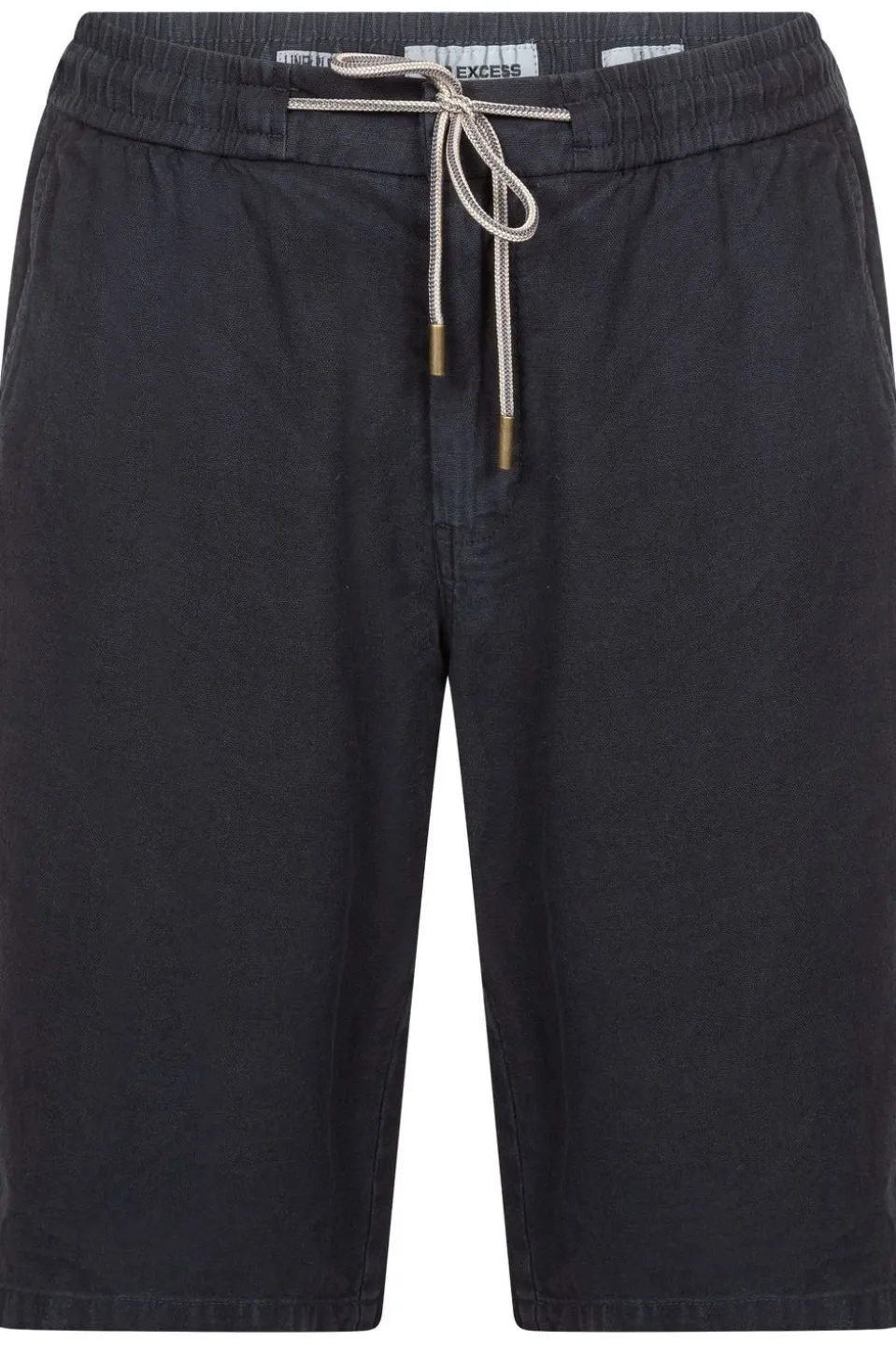 No Excess Short Shorts With Linen Garment Dyed