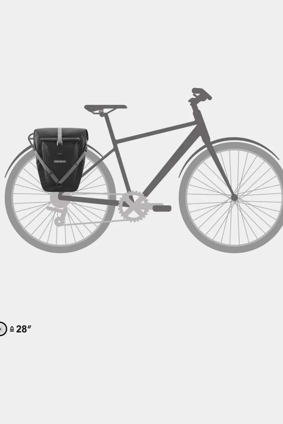 Ortlieb Fietstas Achter Back-Roller Plus Ql2.2 20 + 3 L