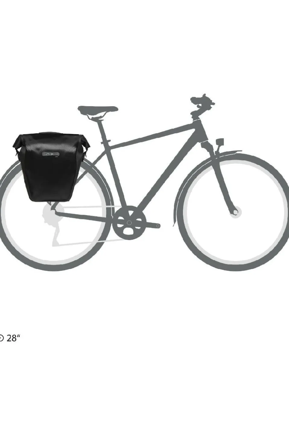 Ortlieb Fietstas Achter Backroller Core Single