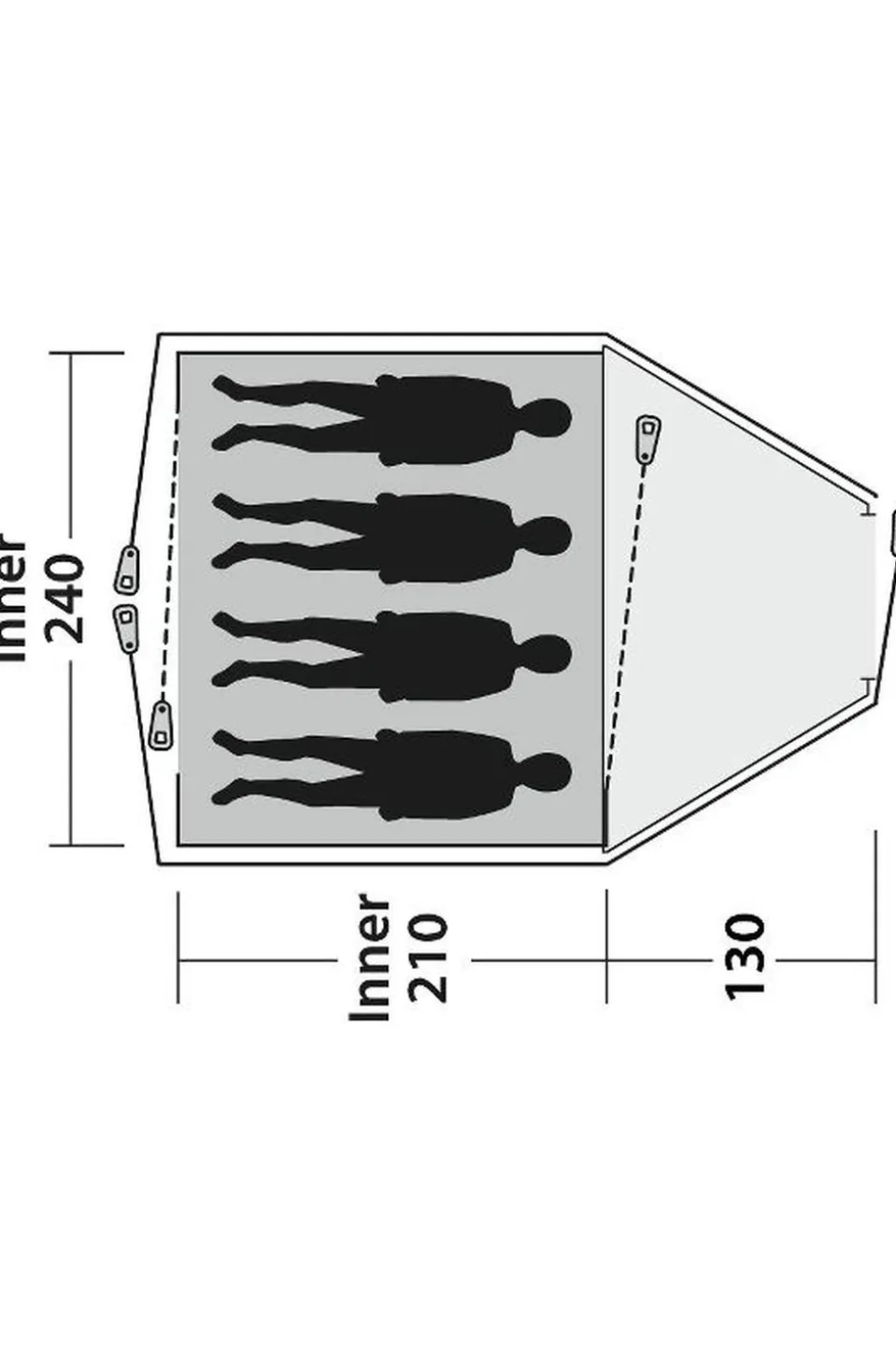 Outwell Tent Cloud 4 - New