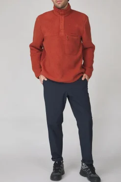 Peak Performance Fleece M Fleece Snap T-Neck