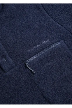 Peak Performance Fleece M Fleece Snap T-Neck