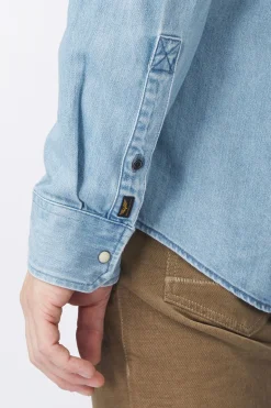 PME Legend Hemd Bleach Indigo Denim