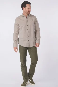 PME Legend Hemd Cotton Linen 2 Tone