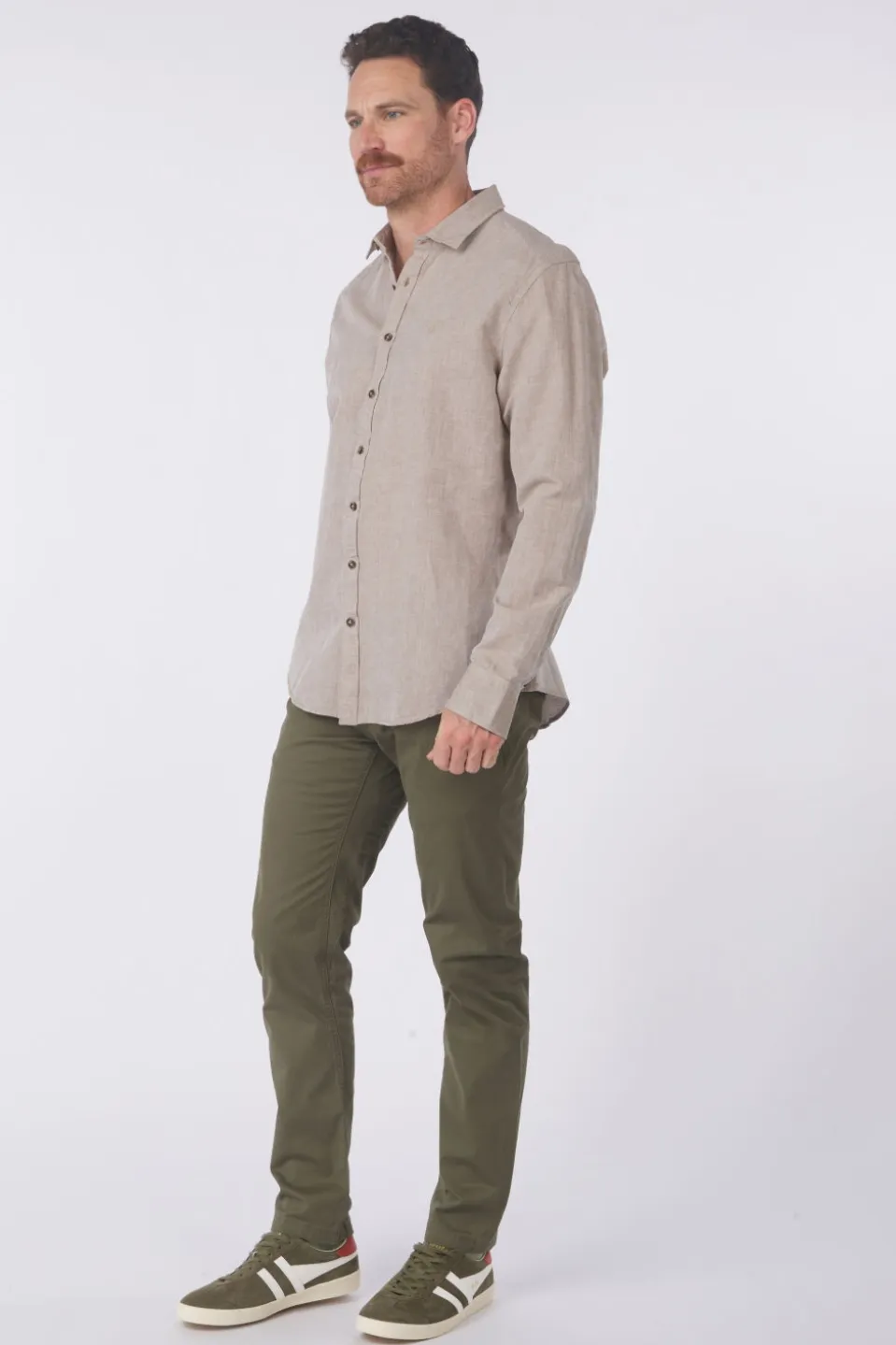 PME Legend Hemd Cotton Linen 2 Tone