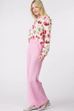 Pom Amsterdam Broek Wide Leg Rose Pink