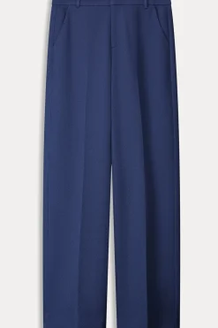 Pom Amsterdam Broek Wide Leg Sapphire Blue
