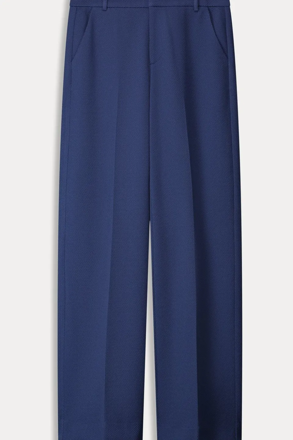 Pom Amsterdam Broek Wide Leg Sapphire Blue