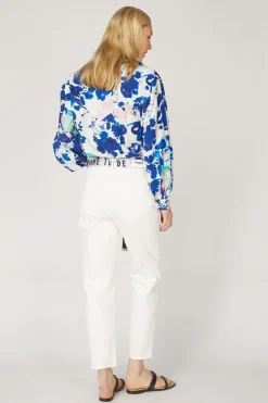 Pom Amsterdam Jeans Eline Straight White