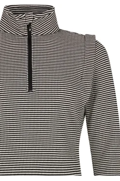 Protest Fleece Ivory 1/4 Zip Active Top