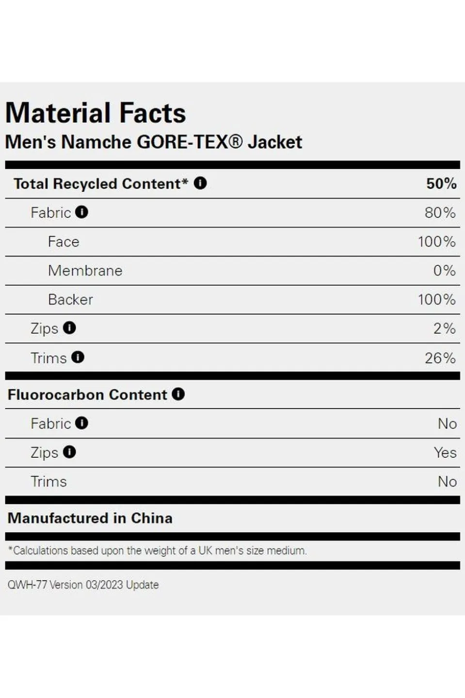 Rab Regenjas Namche Gore-Tex